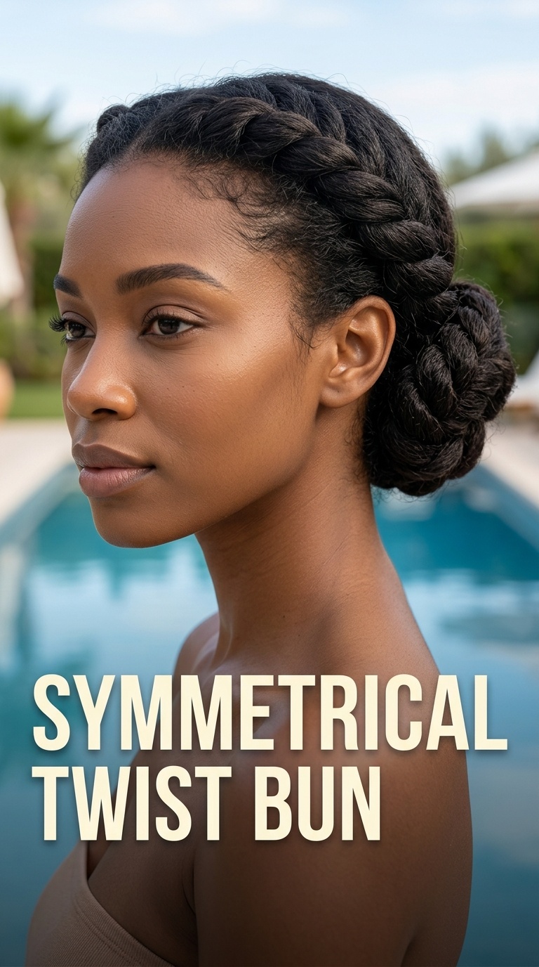 Symmetrical Twist Bun
