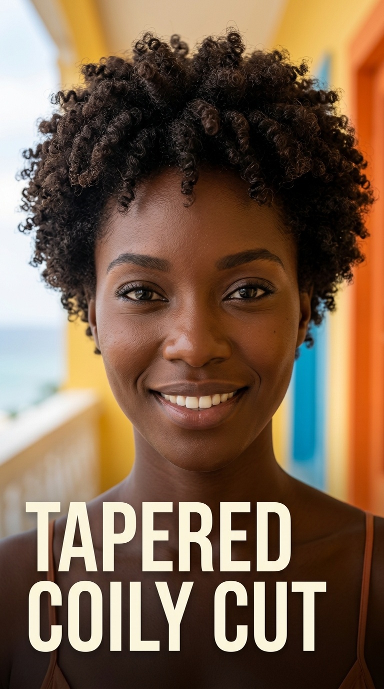 Tapered Coily Cut