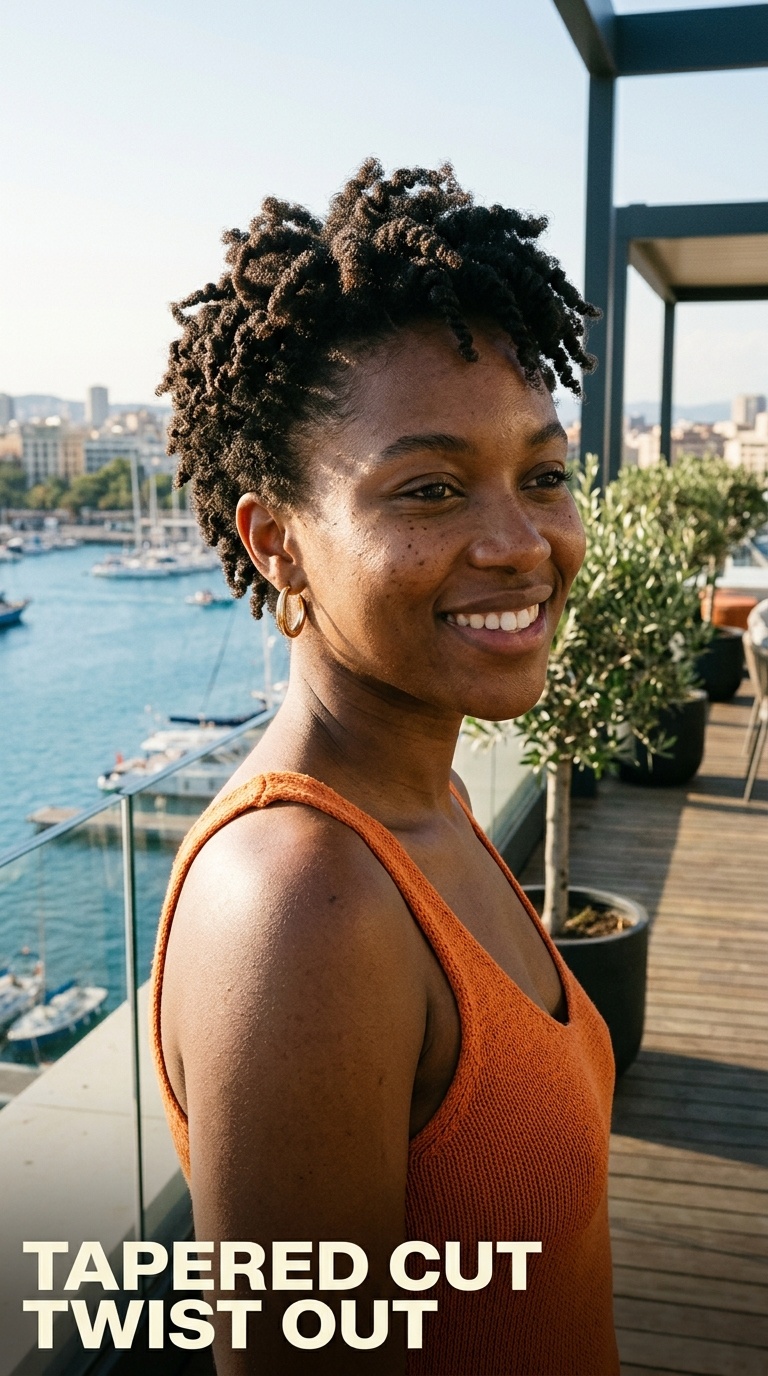 Tapered Cut Twist Out