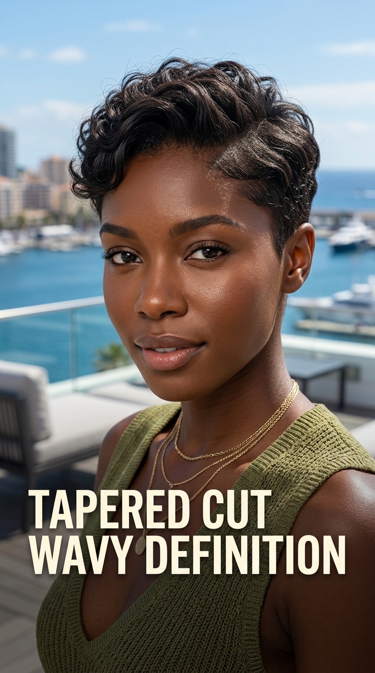 Tapered Cut Wavy Definition