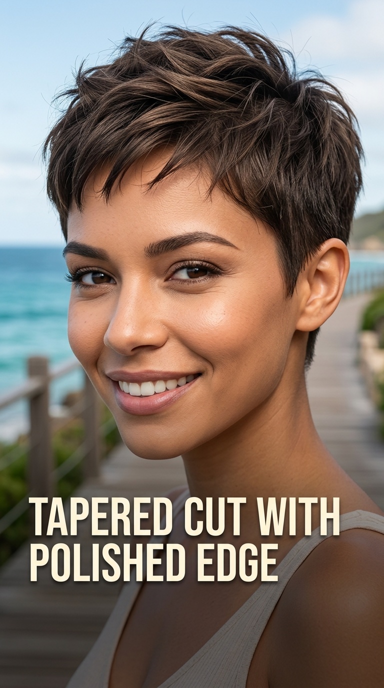 Tapered Cut with Polished Edge