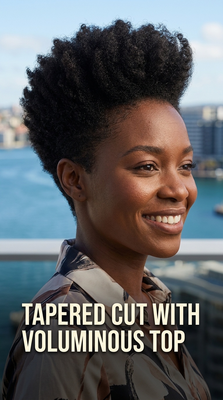 Tapered Cut with Voluminous Top