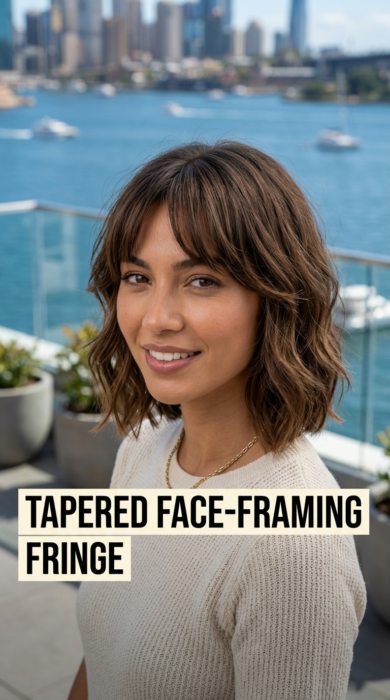 Tapered Face-Framing Fringe