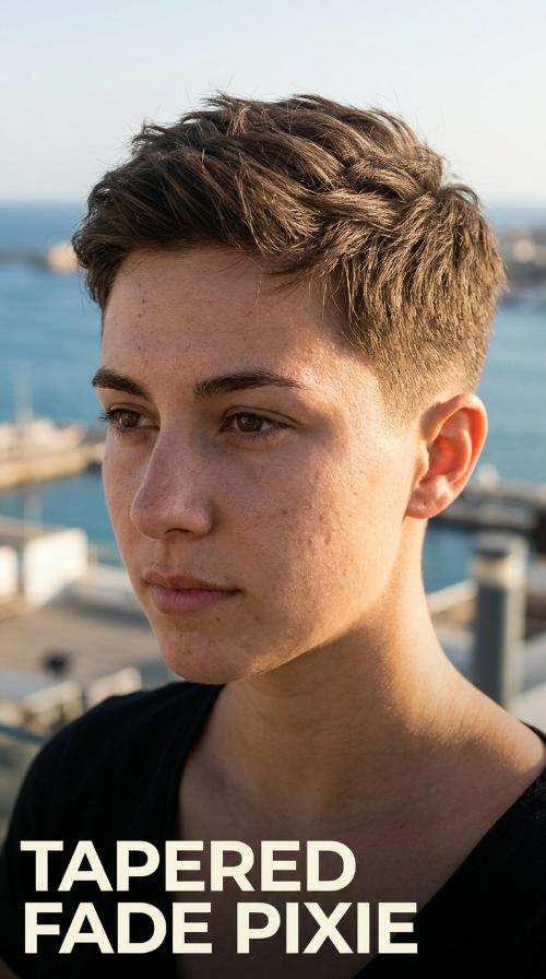 Tapered Fade Pixie