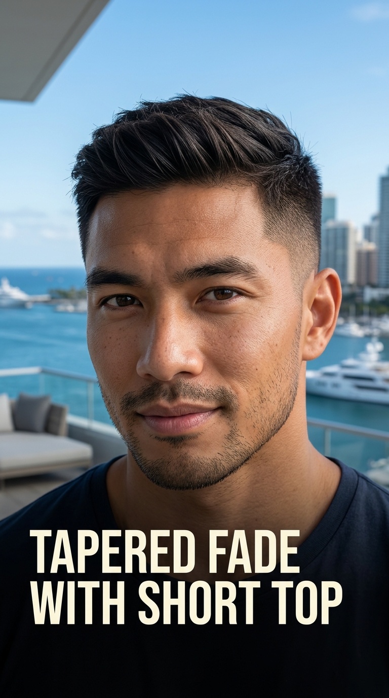 Tapered Fade with Short Top