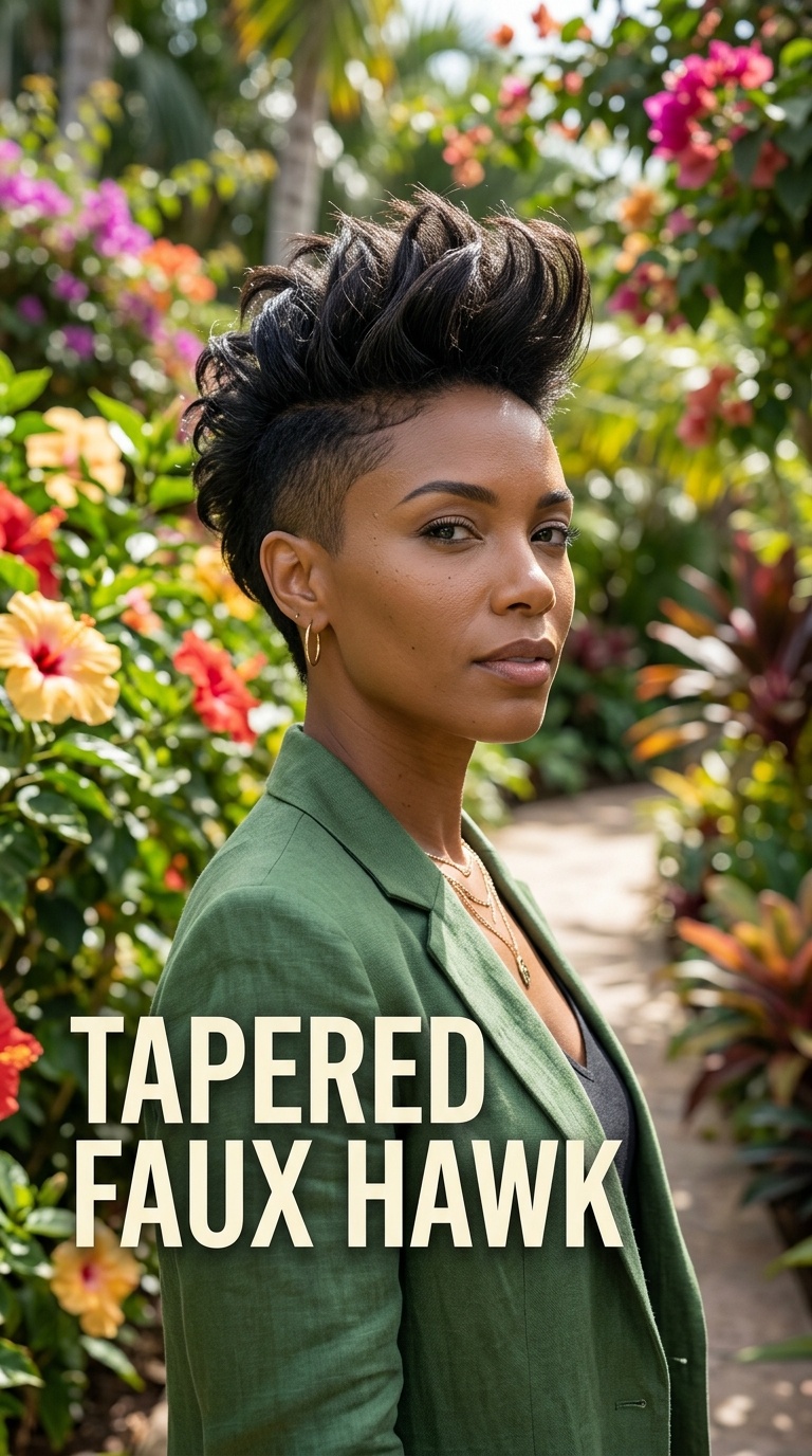 Tapered Faux Hawk