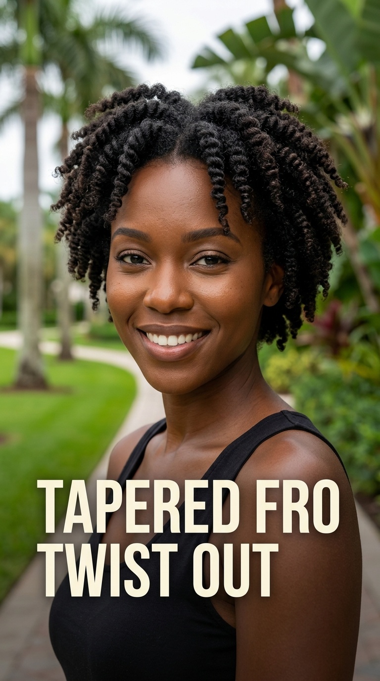 Tapered Fro Twist Out
