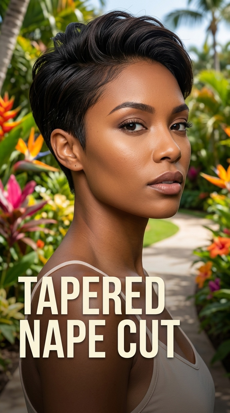 Tapered Nape Cut