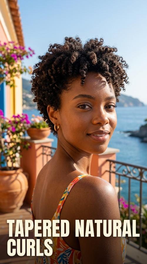 Tapered Natural Curls