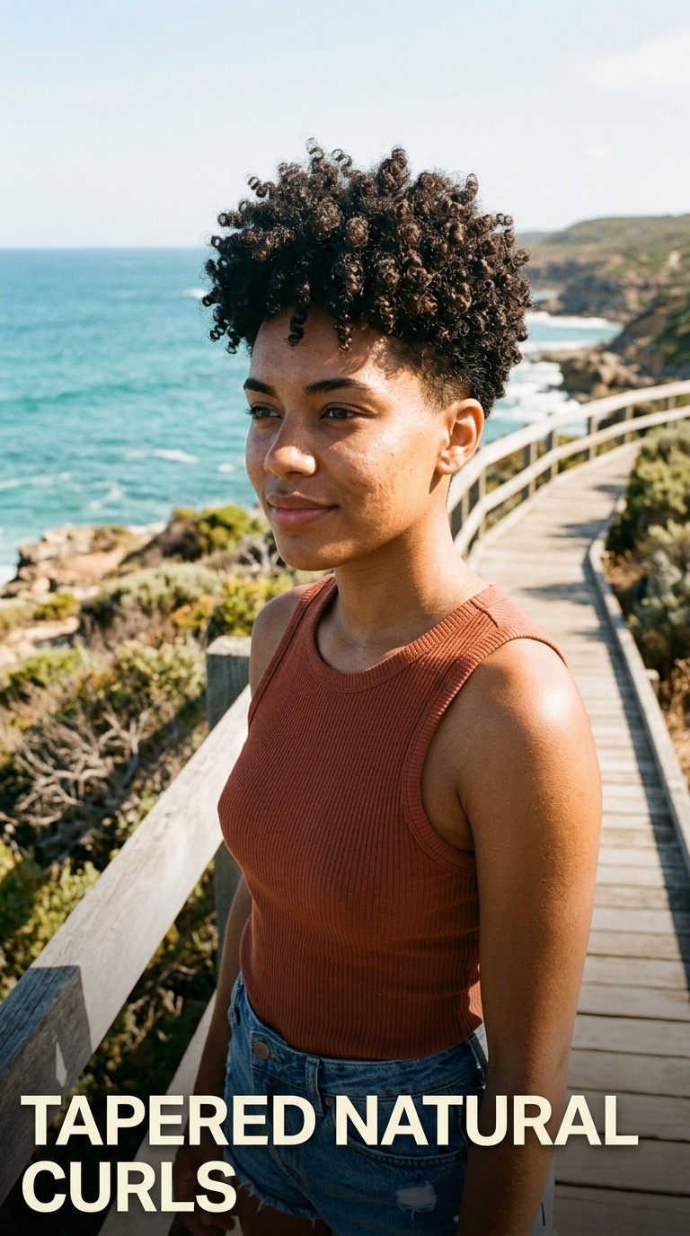 Tapered Natural Curls