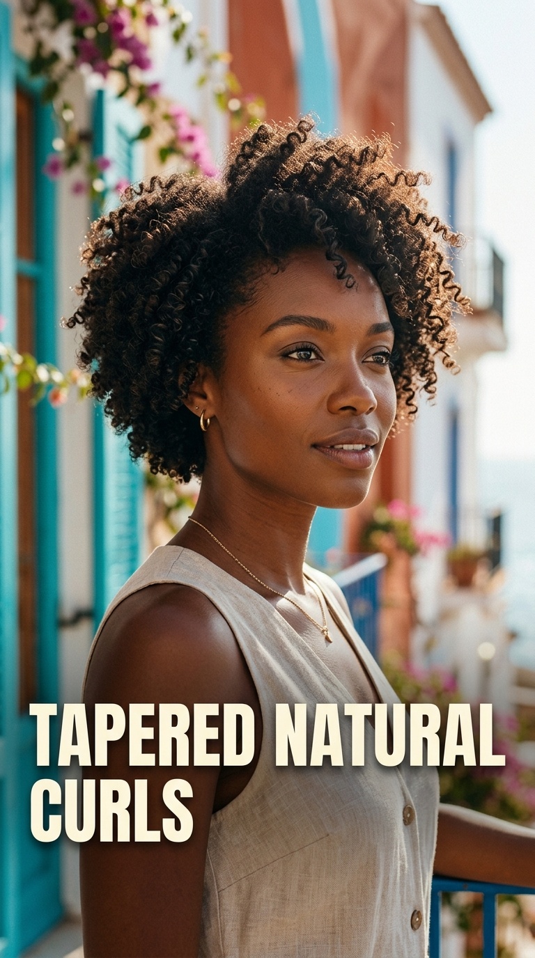Tapered Natural Curls