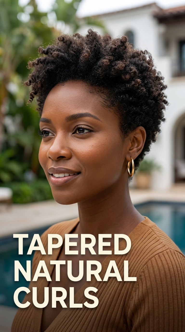 Tapered Natural Curls