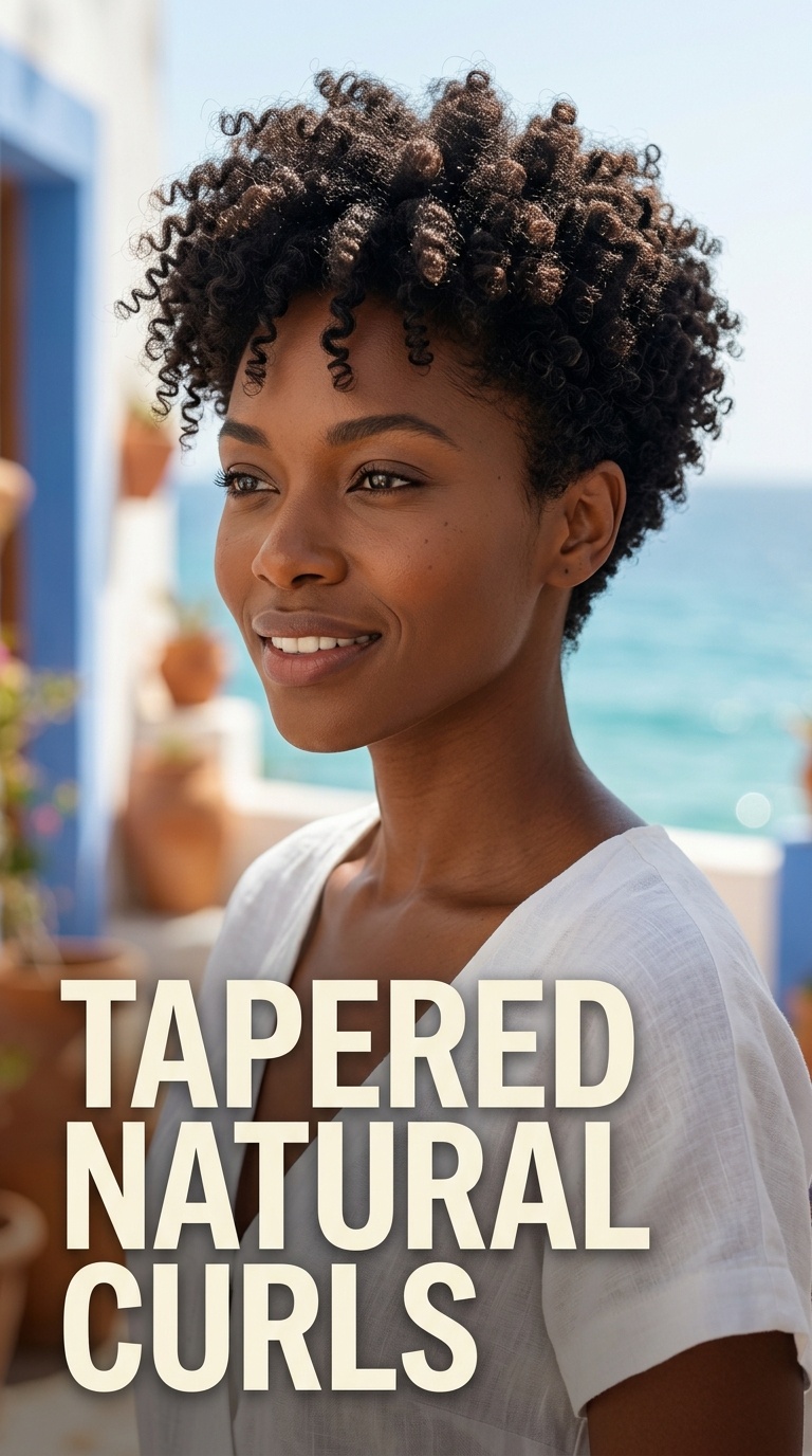 Tapered Natural Curls