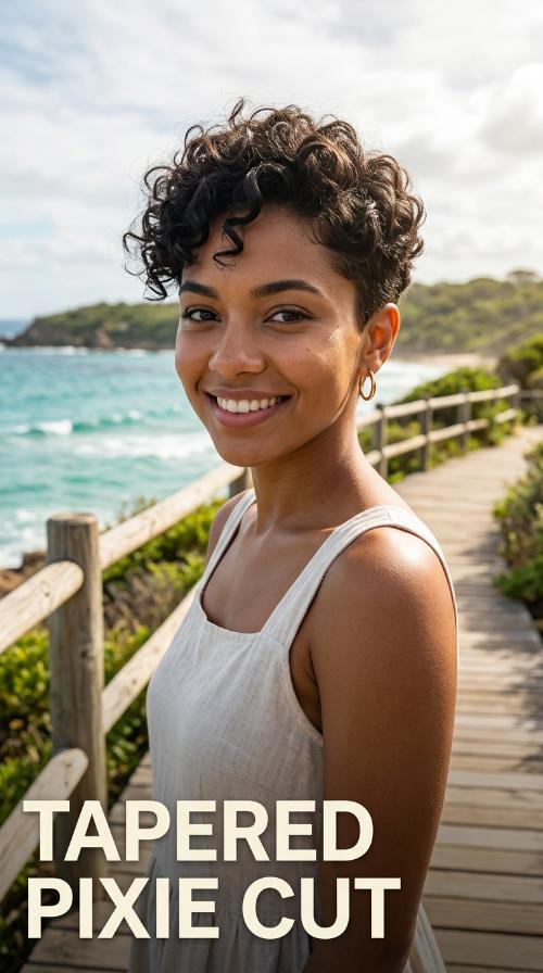 Tapered Pixie Cut