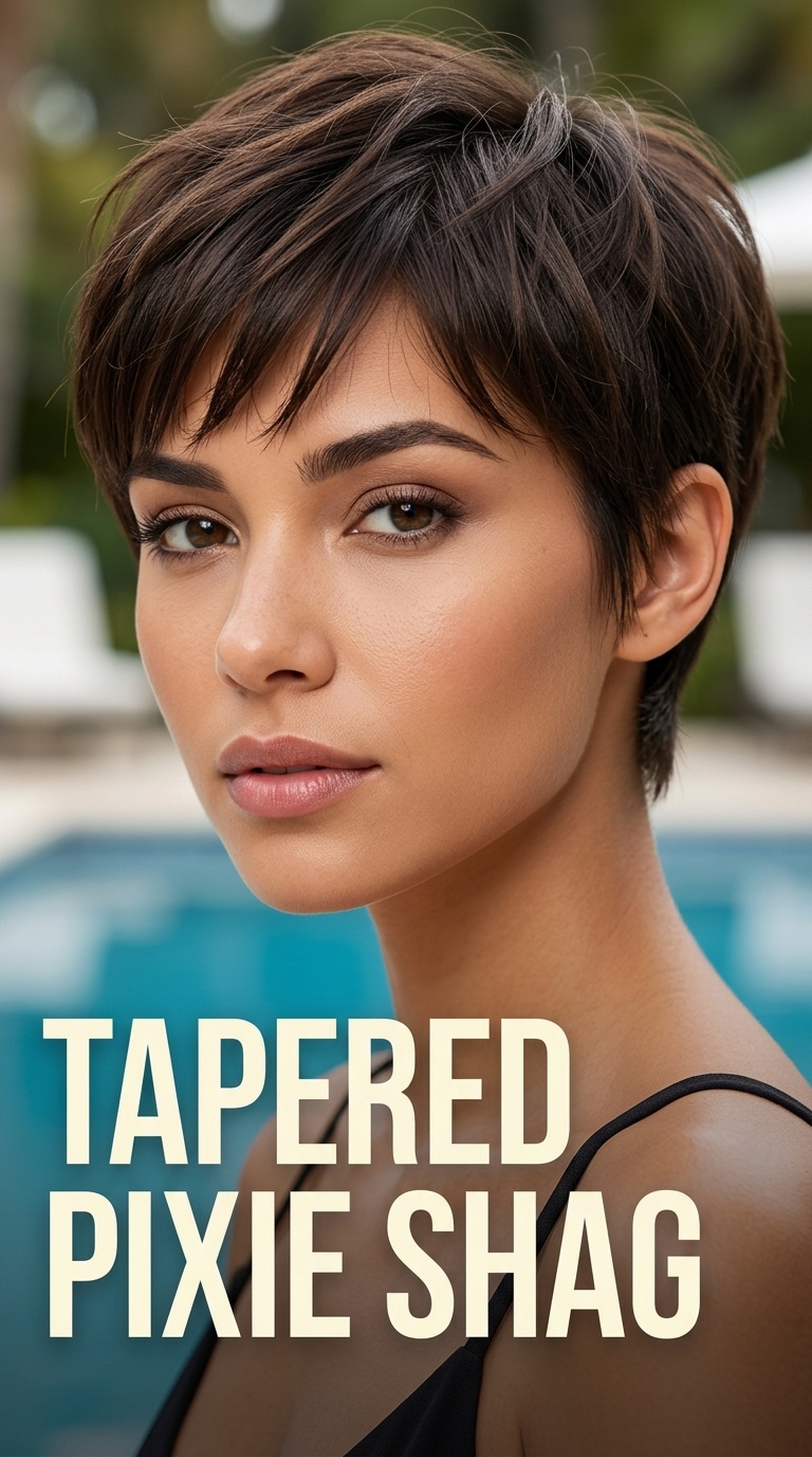 Tapered Pixie Shag