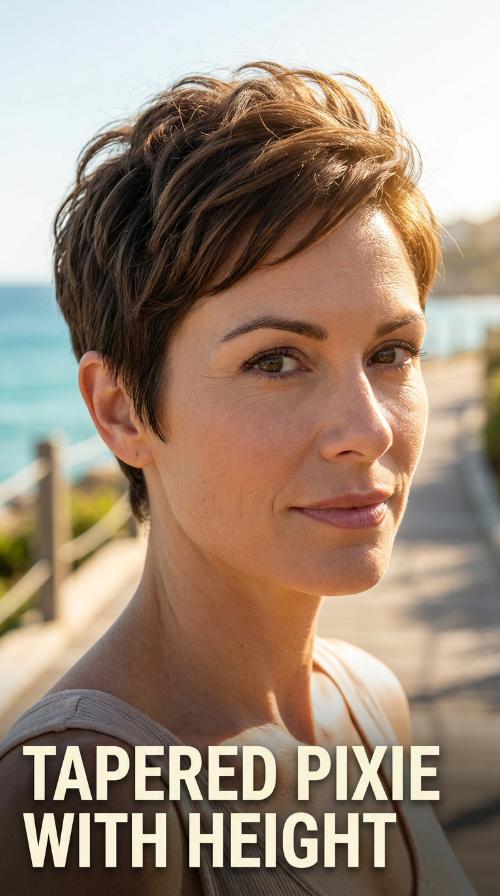 Tapered Pixie with Height
