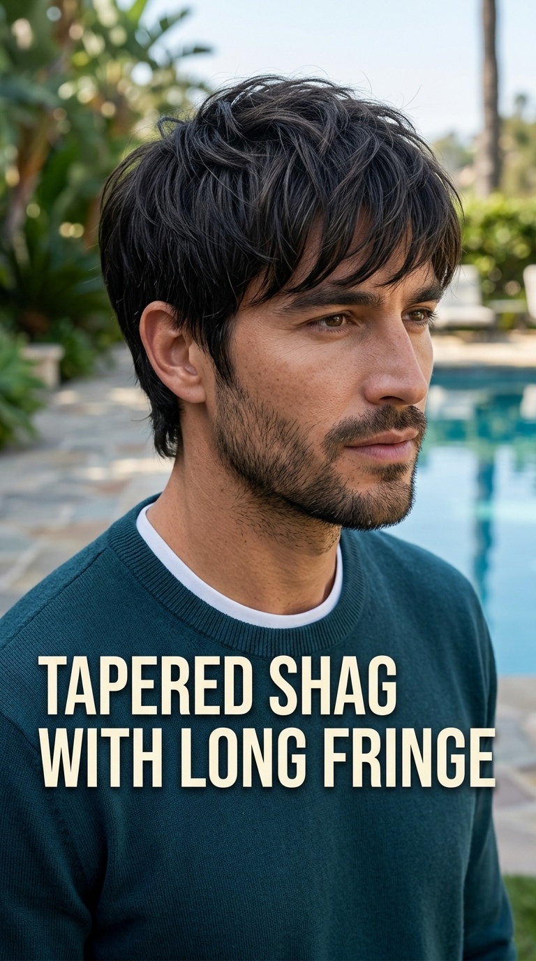 Tapered Shag with Long Fringe