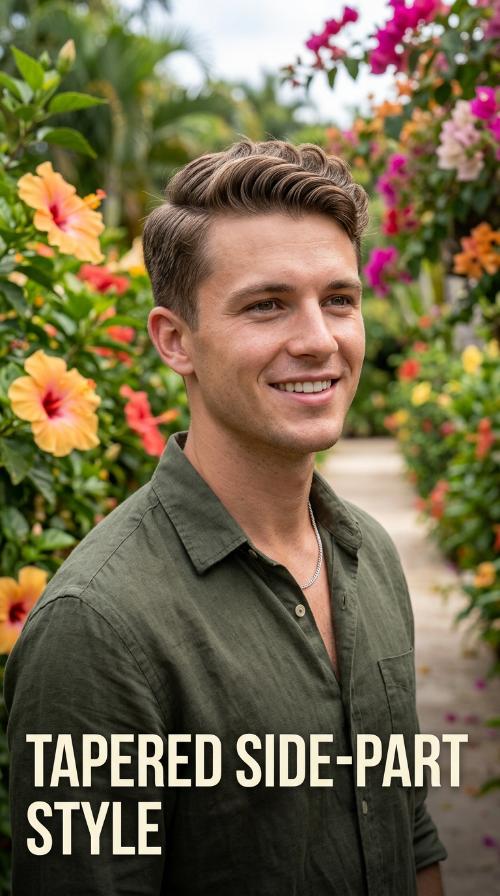 Tapered Side-Part Style