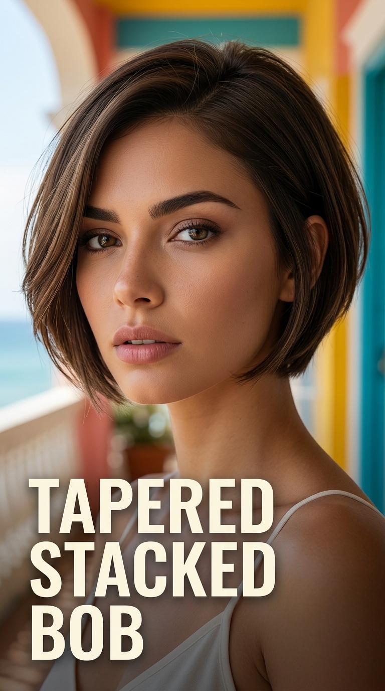 Tapered Stacked Bob
