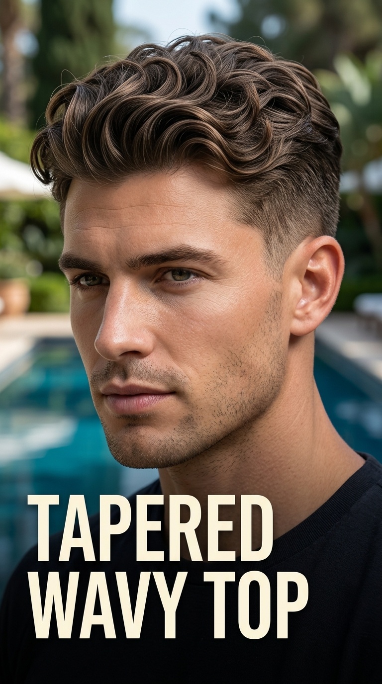 Tapered Wavy Top