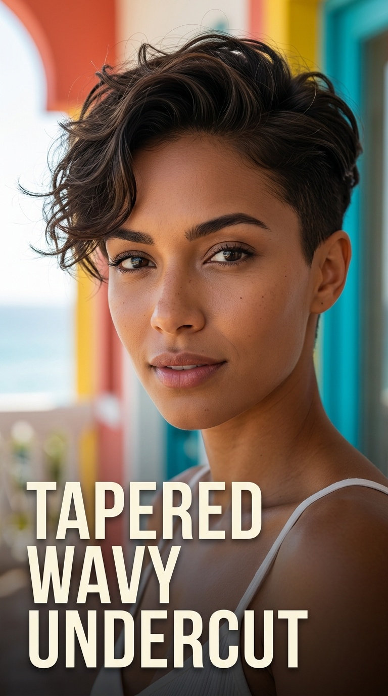 Tapered Wavy Undercut