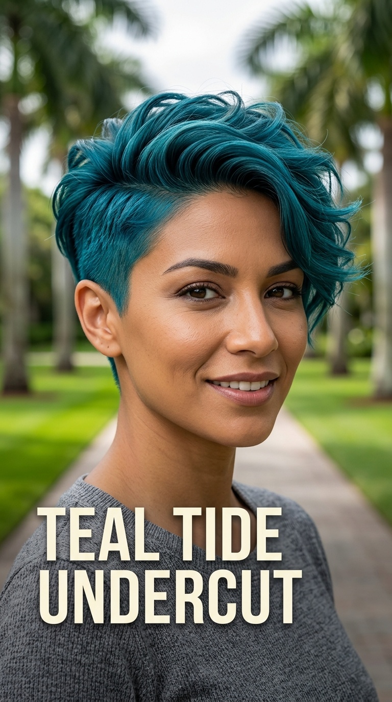 Teal Tide Undercut