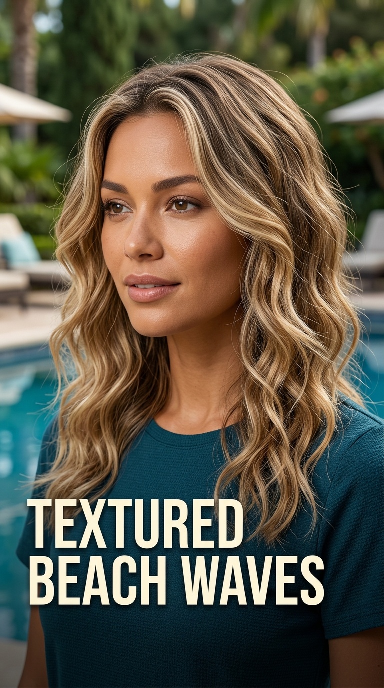 Textured Beach Waves