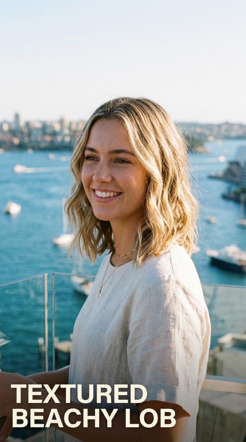 Textured Beachy Lob