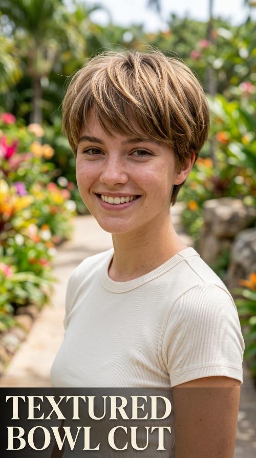 Textured Bowl Cut