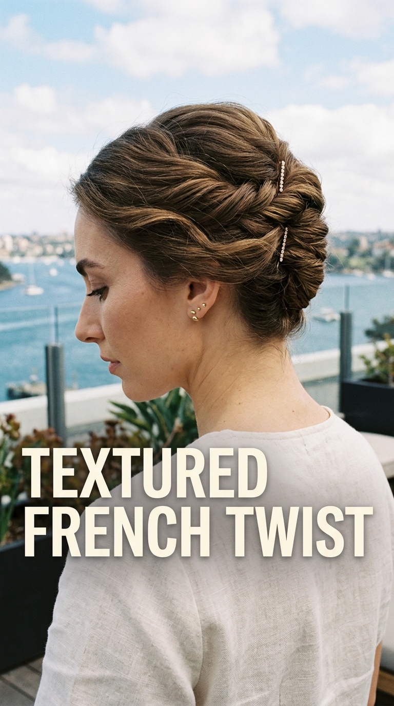 Textured French Twist