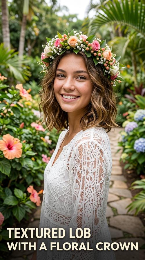 Textured Lob with a Floral Crown