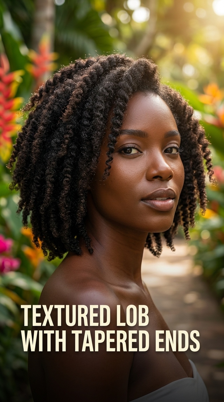 Textured Lob with Tapered Ends