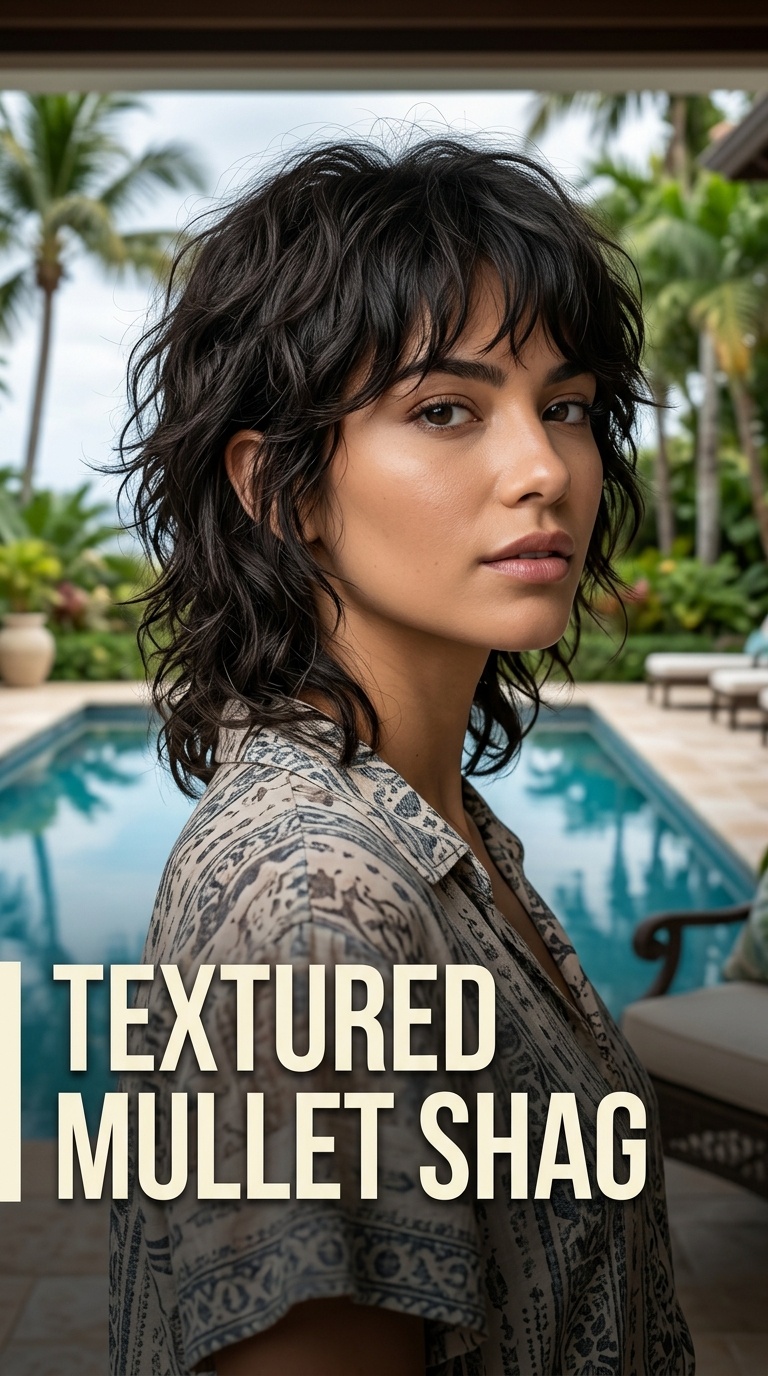 Textured Mullet Shag