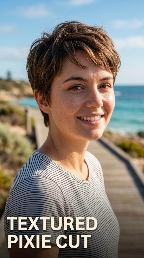 Textured Pixie Cut