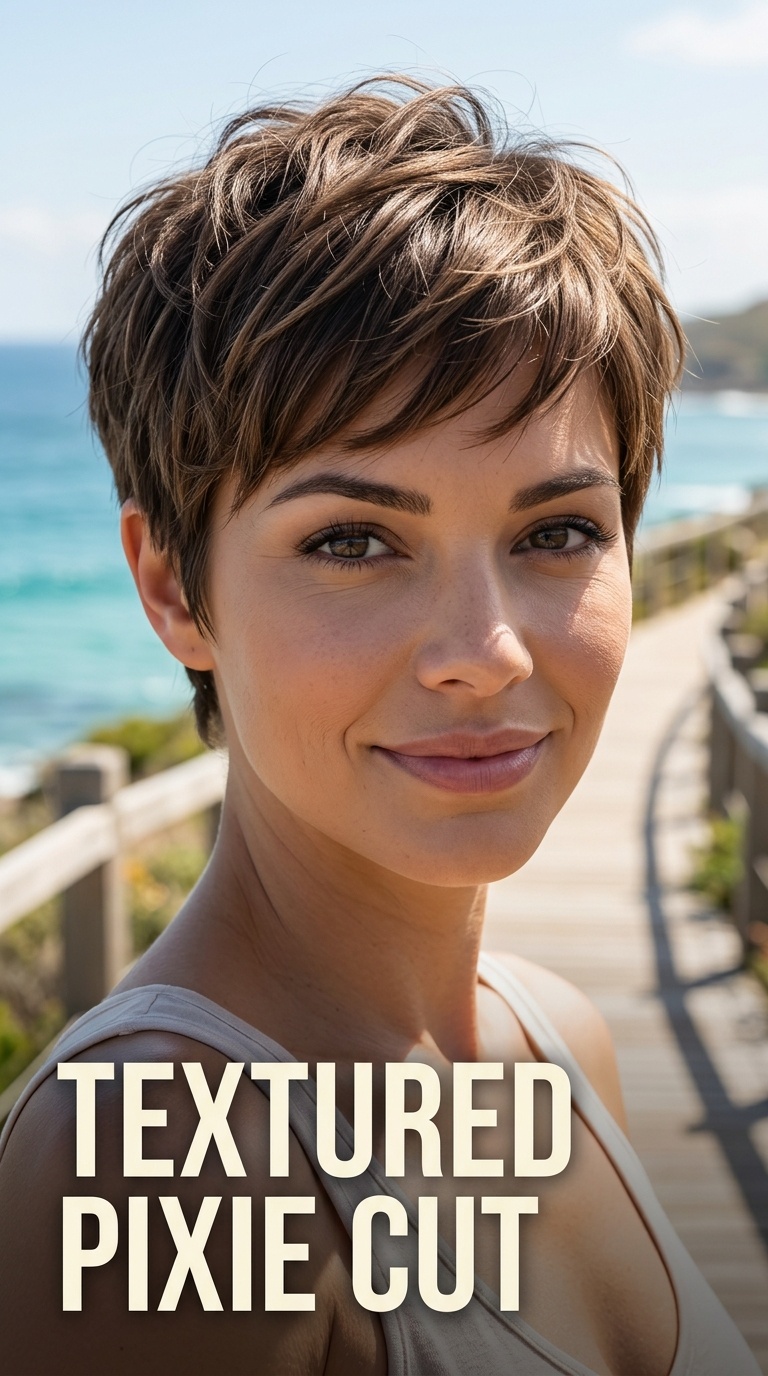 Textured Pixie Cut