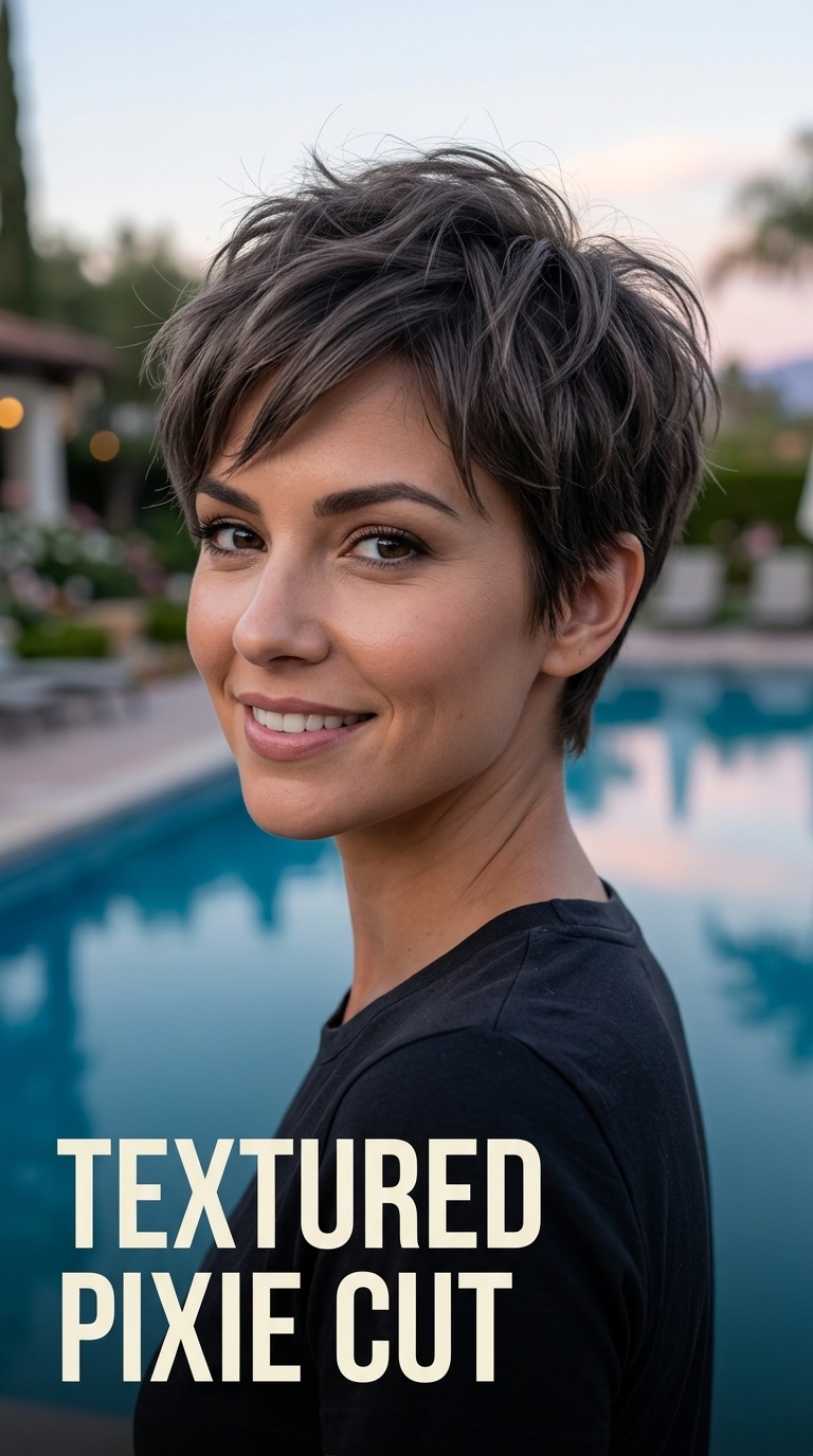 Textured Pixie Cut