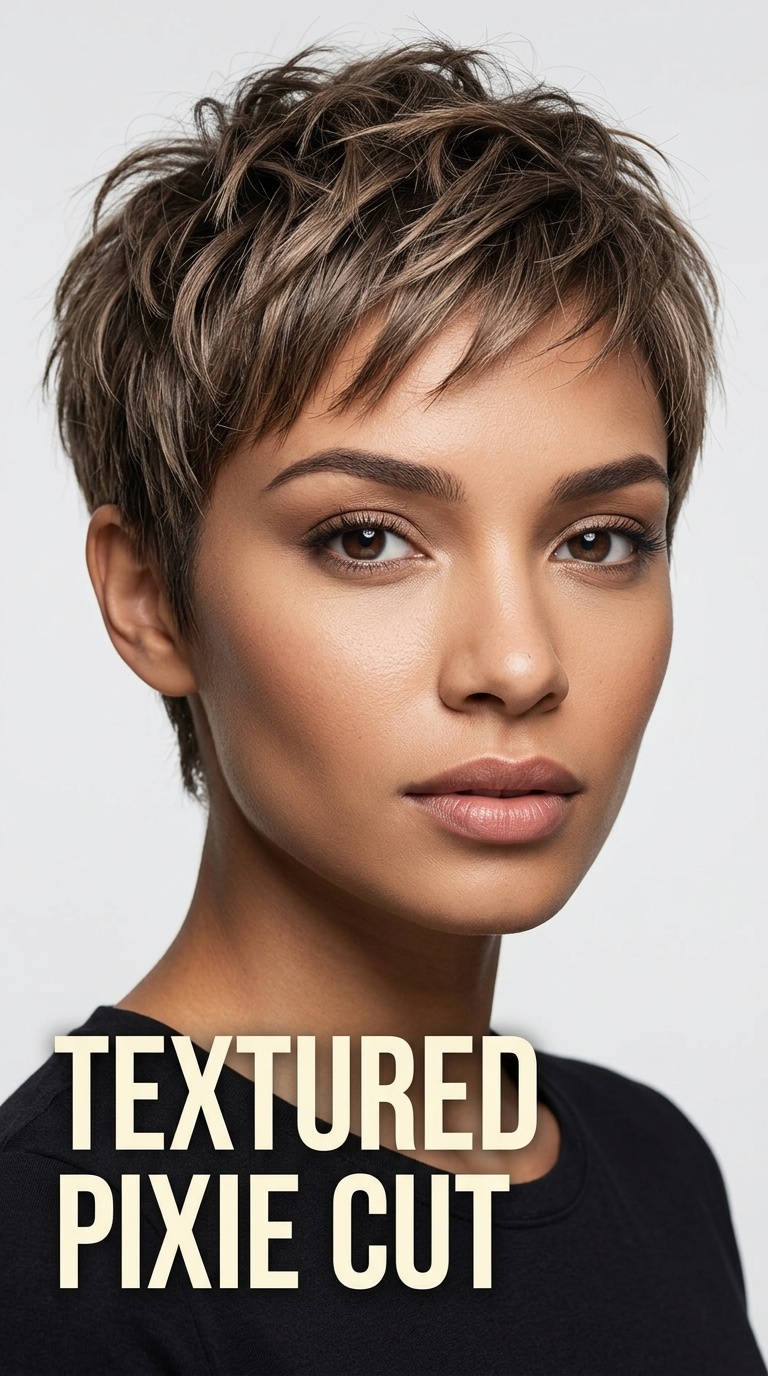 Textured Pixie Cut