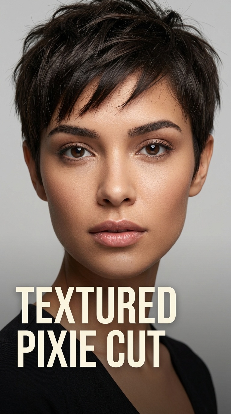 Textured Pixie Cut