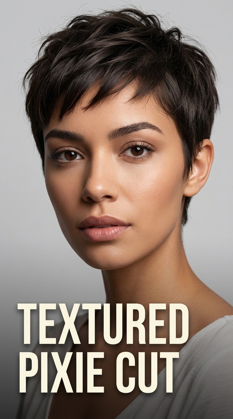 Textured Pixie Cut