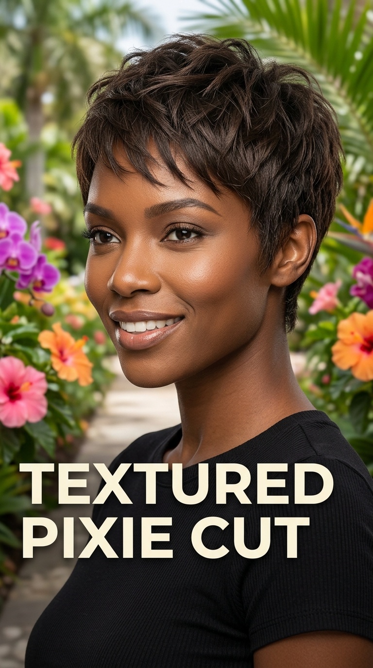 Textured Pixie Cut