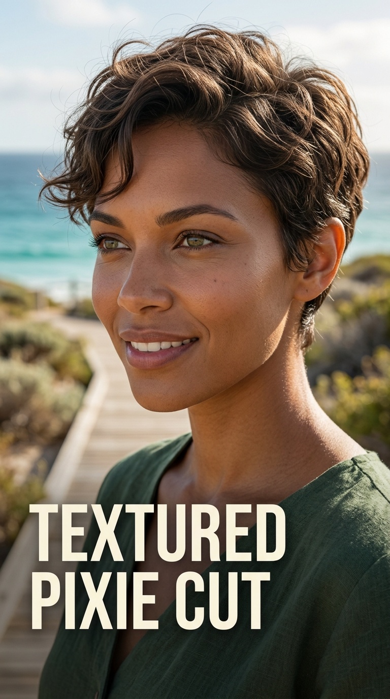 Textured Pixie Cut