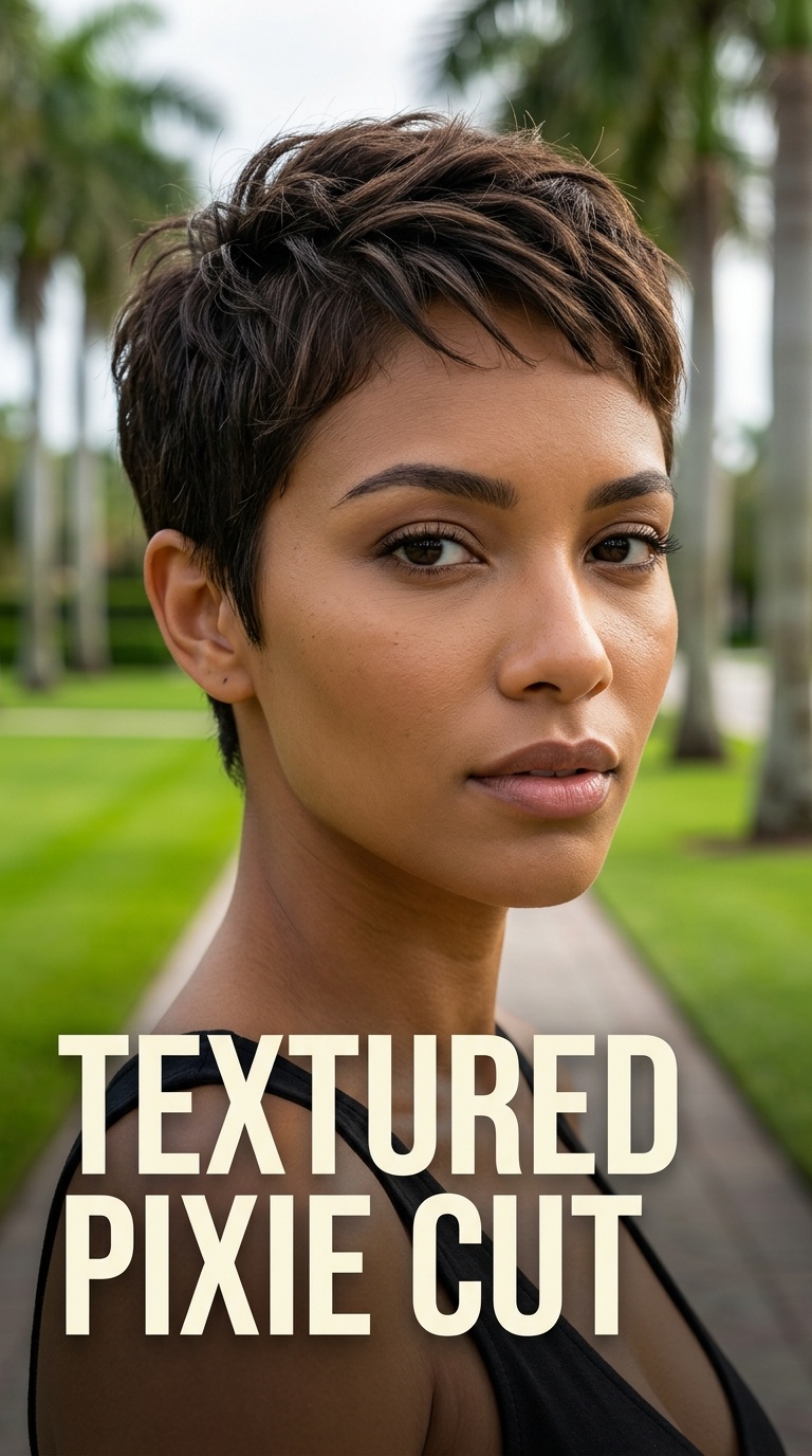 Textured Pixie Cut