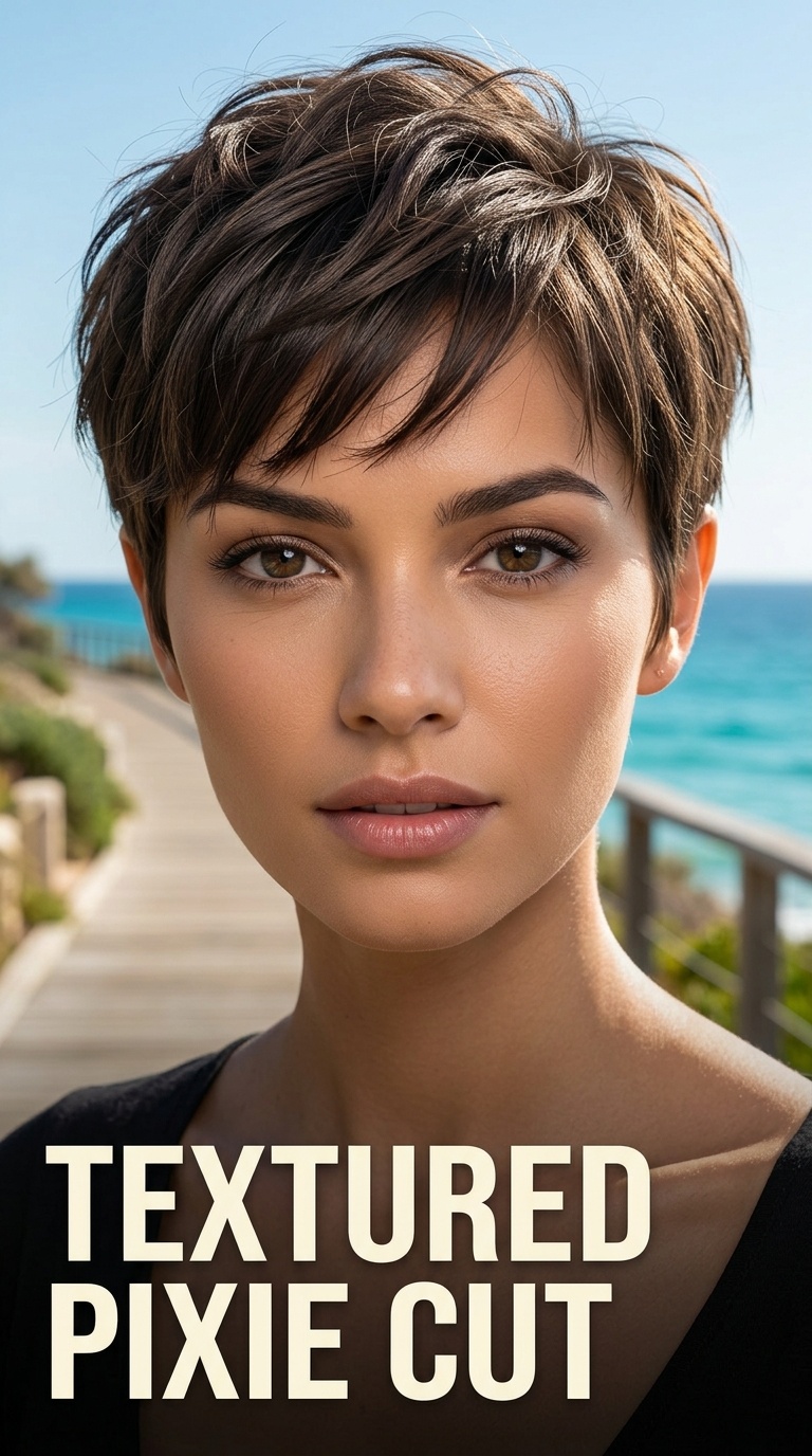 Textured Pixie Cut