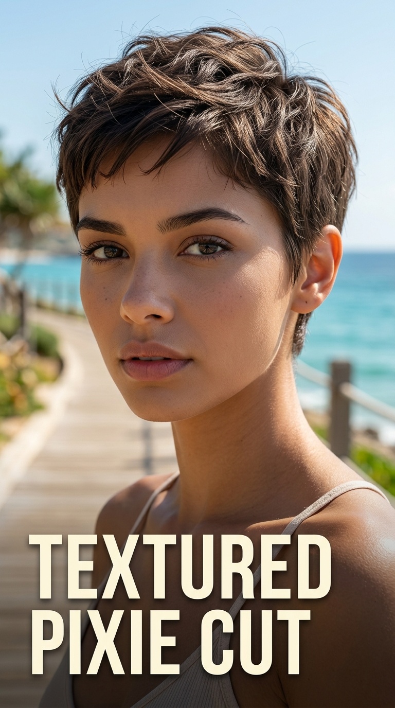 Textured Pixie Cut