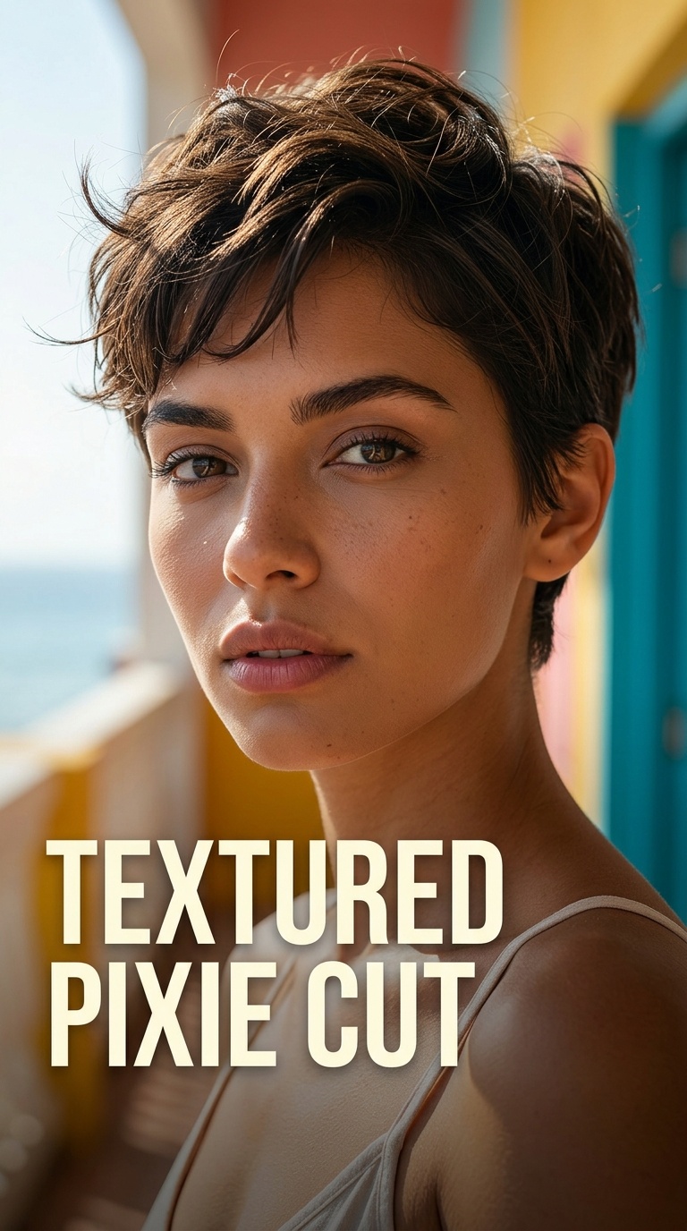 Textured Pixie Cut