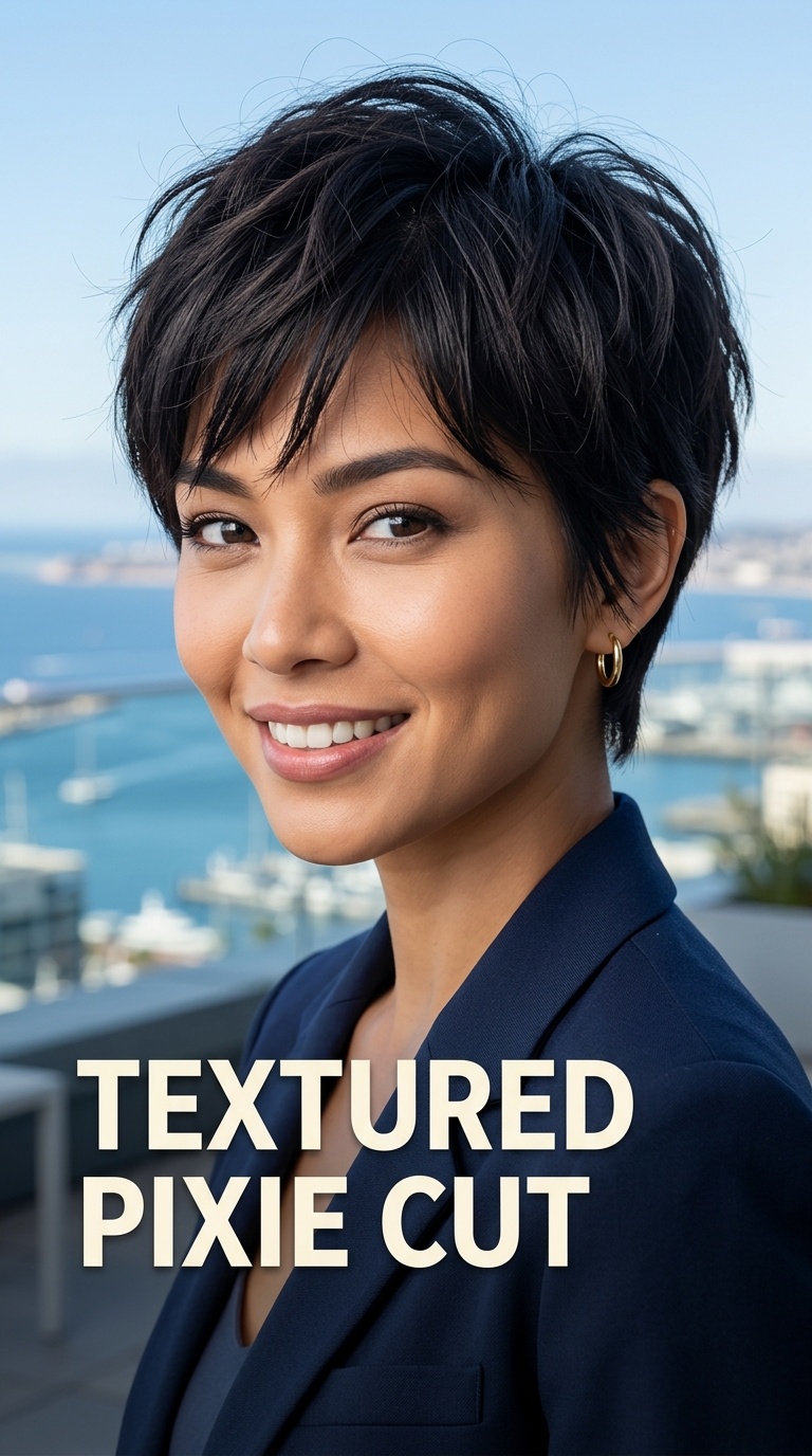 Textured Pixie Cut