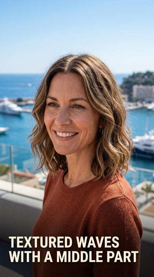 Textured Waves with a Middle Part