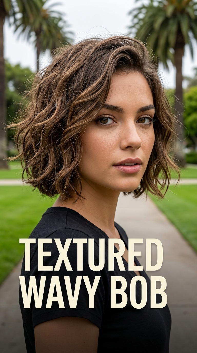 Textured Wavy Bob