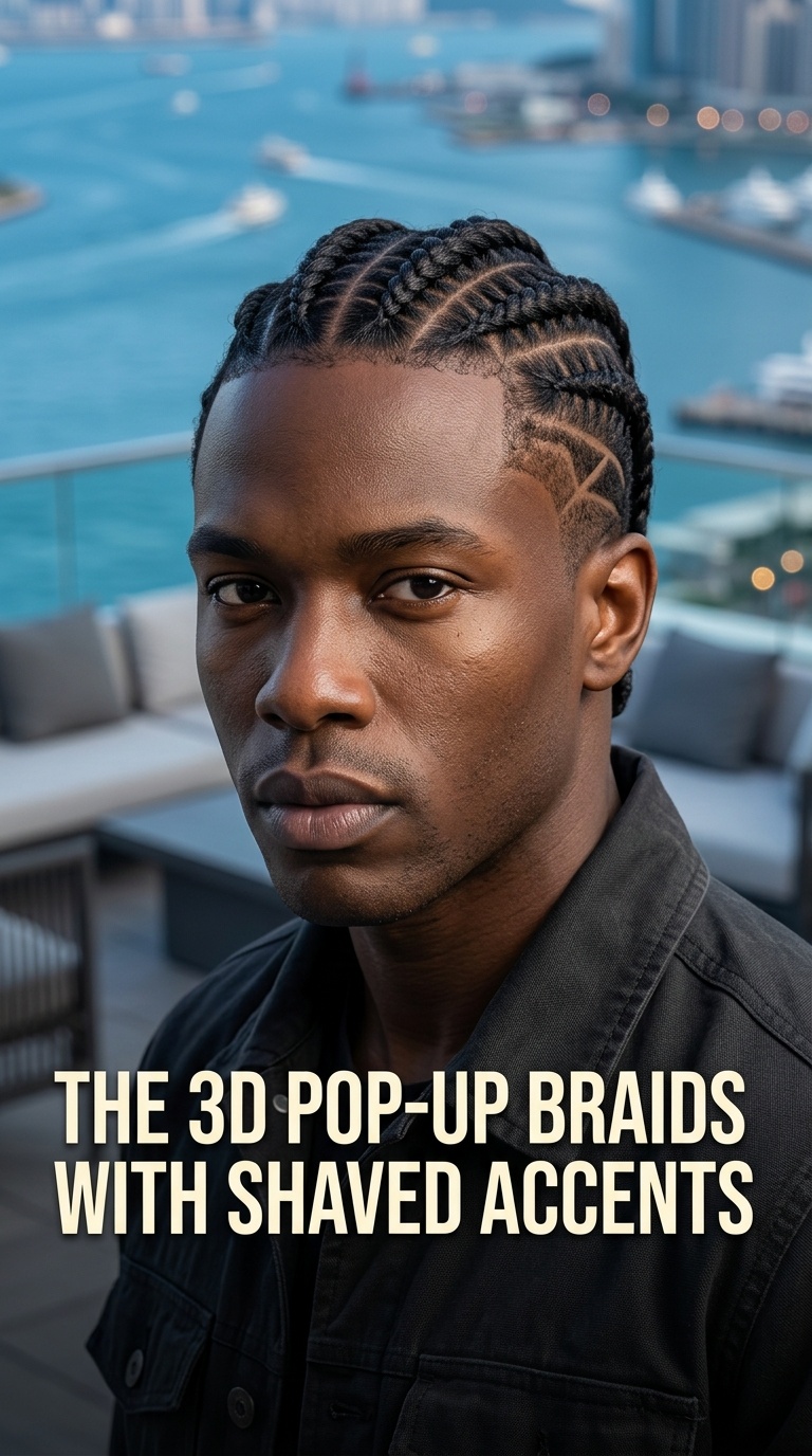 The 3D Pop-Up Braids with Shaved Accents