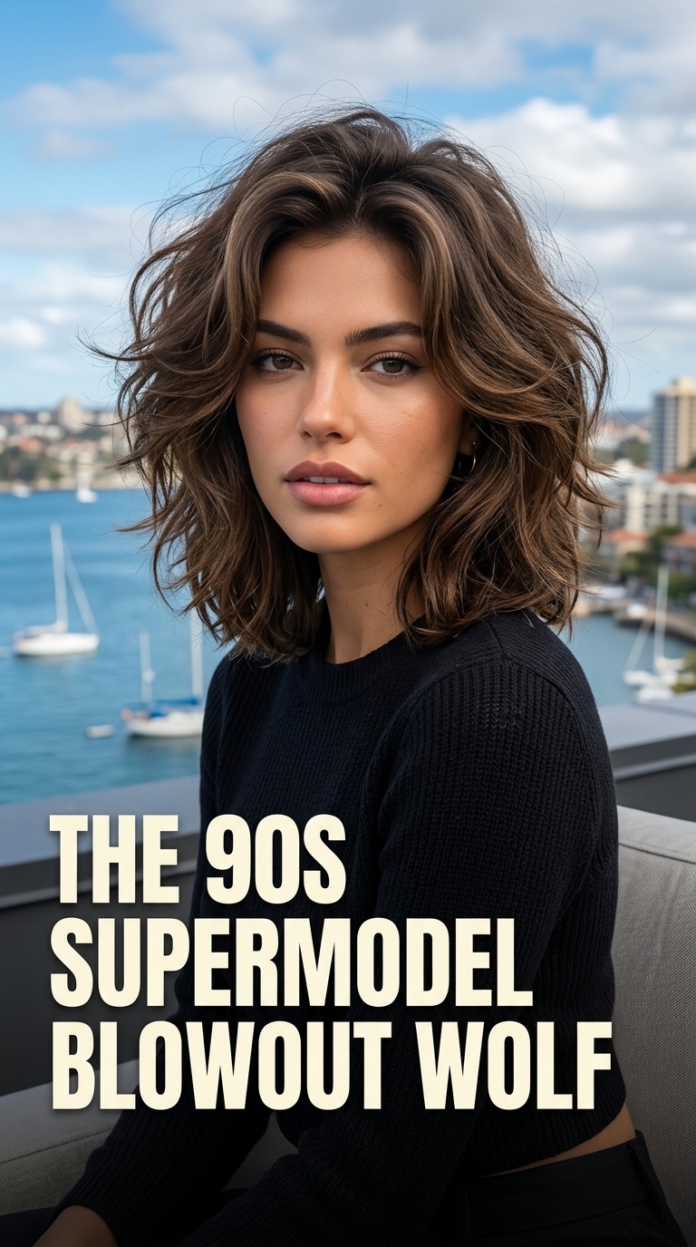 The 90s Supermodel Blowout Wolf